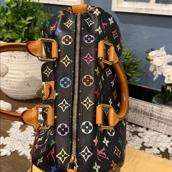 🔥Authentic Louis Vuitton speedy Takashi Murakami multi color Bag size 30 - Picture 16 of 17